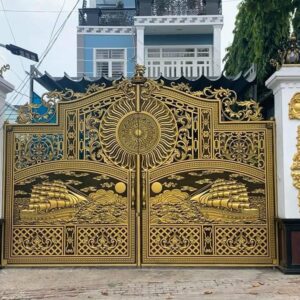 Cổng Nhôm Đúc - NĐ02
