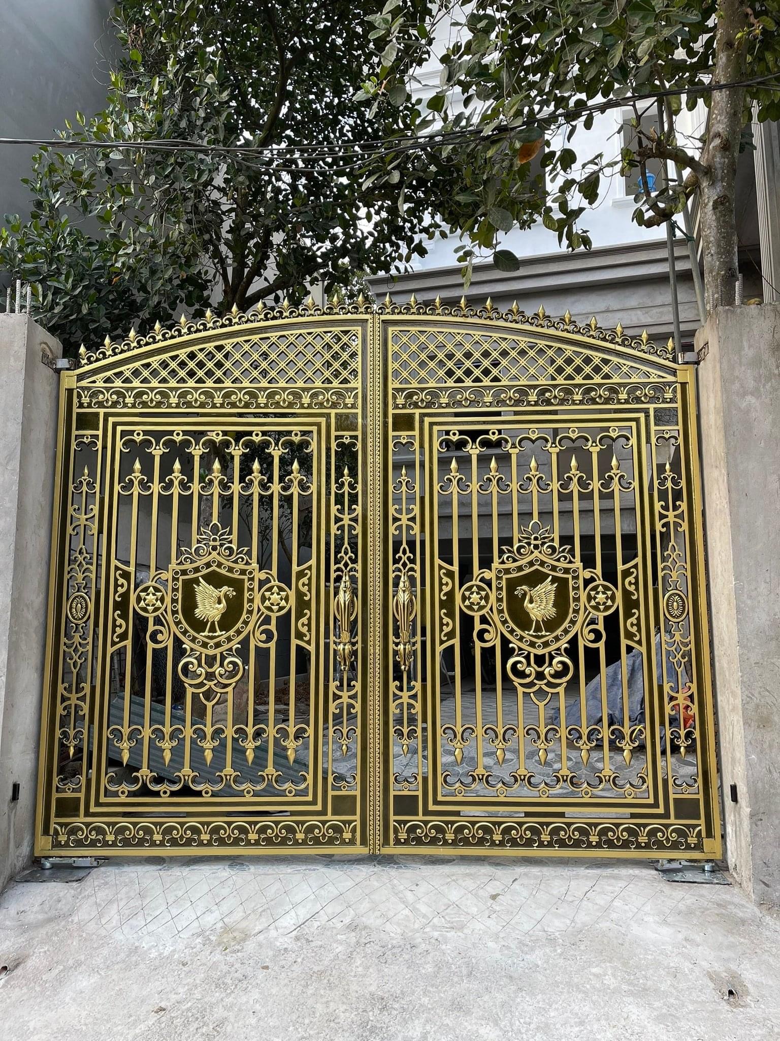 Cổng Nhôm Đúc - NĐ04