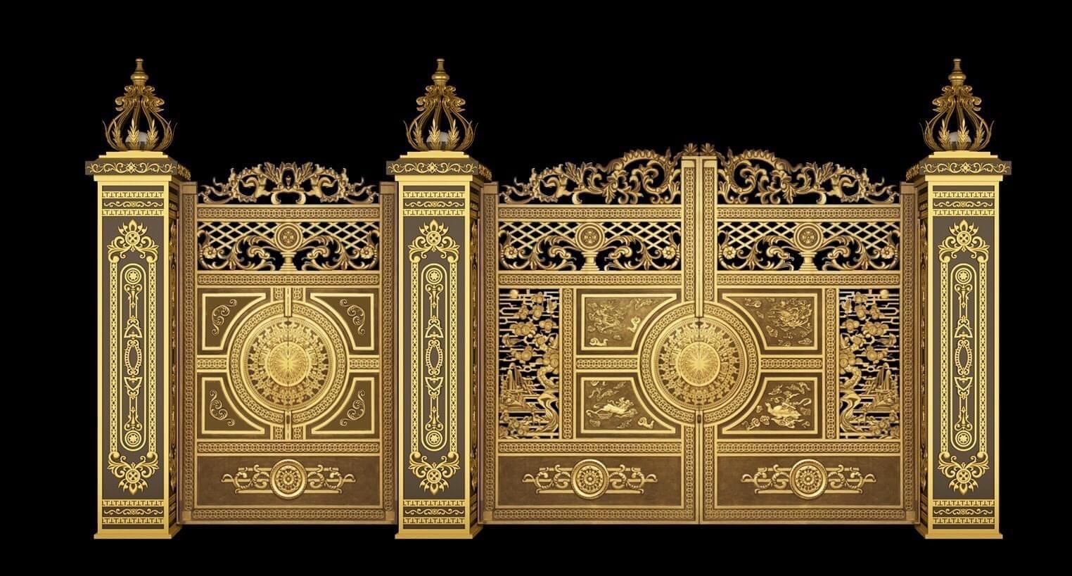 Cổng Nhôm Đúc - NĐ05