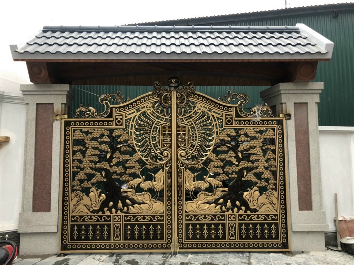 Cổng Nhôm Đúc - NĐ08