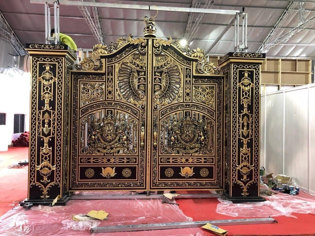 Cổng Nhôm Đúc - NĐ09