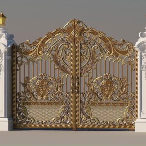 Cổng Nhôm Đúc - NĐ12