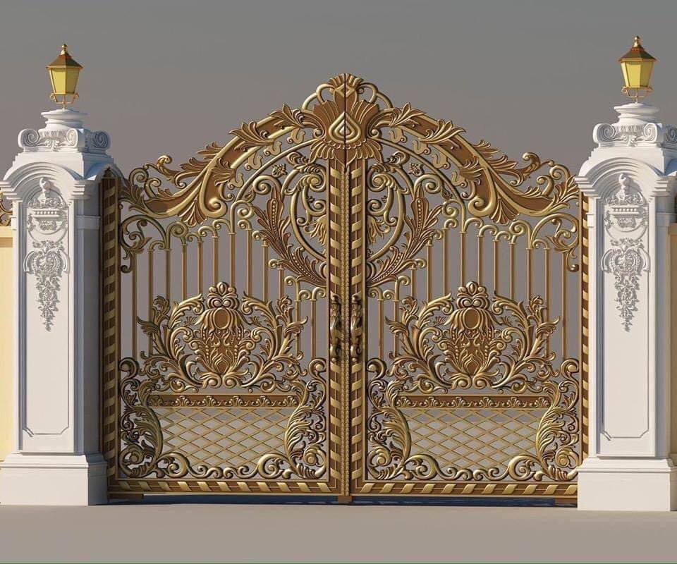 Cổng Nhôm Đúc - NĐ12