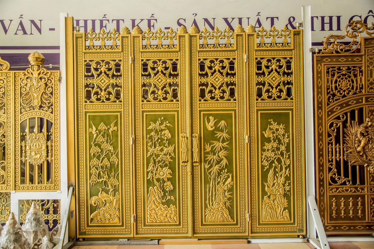 Cổng Nhôm Đúc - NĐ15