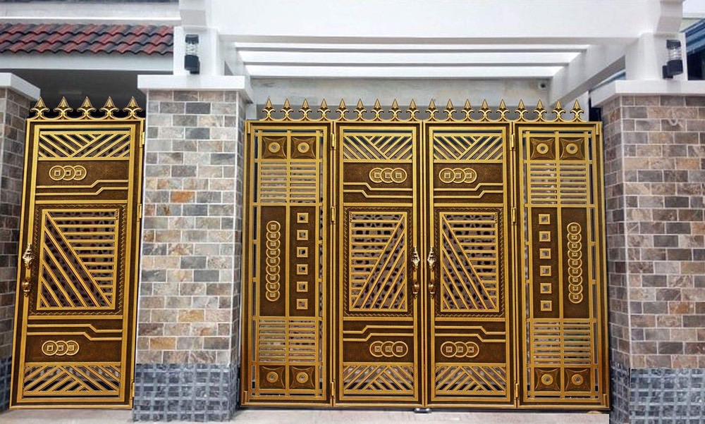 Cổng Nhôm Đúc - NĐ16