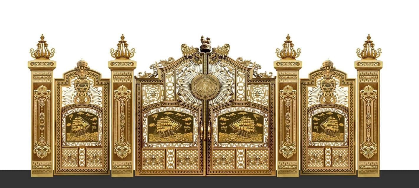 Cổng Nhôm Đúc - NĐ25