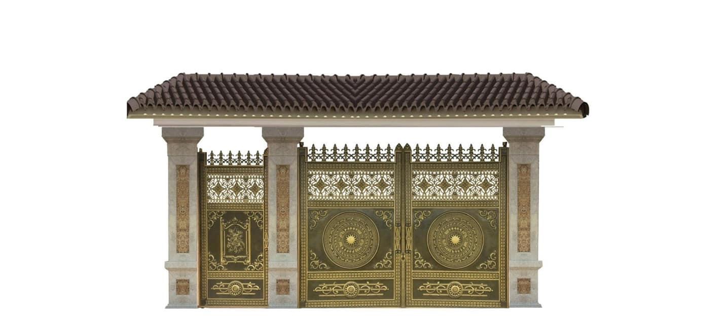 Cổng Nhôm Đúc - NĐ26