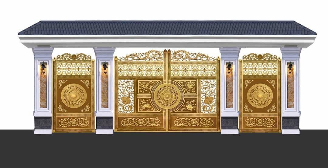 Cổng Nhôm Đúc - NĐ27