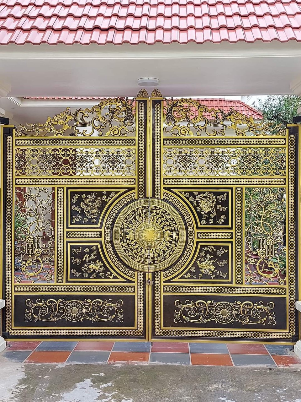 Cổng Nhôm Đúc - NĐ31