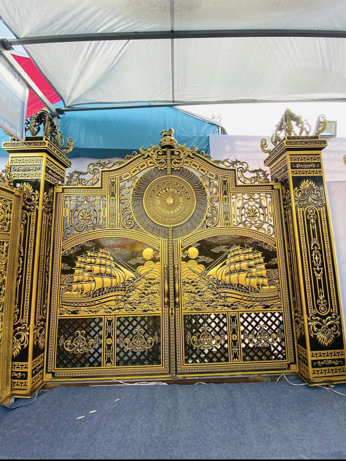 Cổng Nhôm Đúc - NĐ32