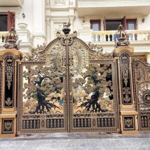 Cổng Nhôm Đúc - NĐ33