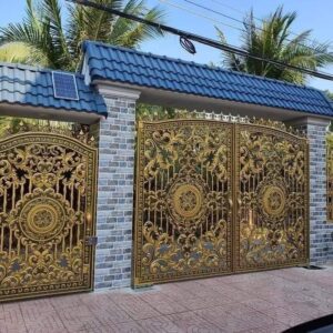 cửa cổng sắt nghệ thuật