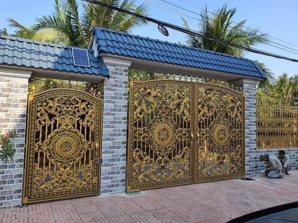 cửa cổng sắt nghệ thuật