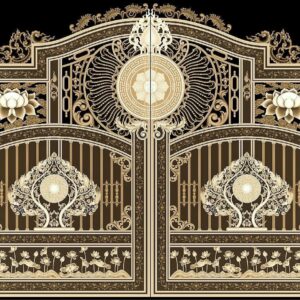 Cổng Nhôm Đúc - NĐ36