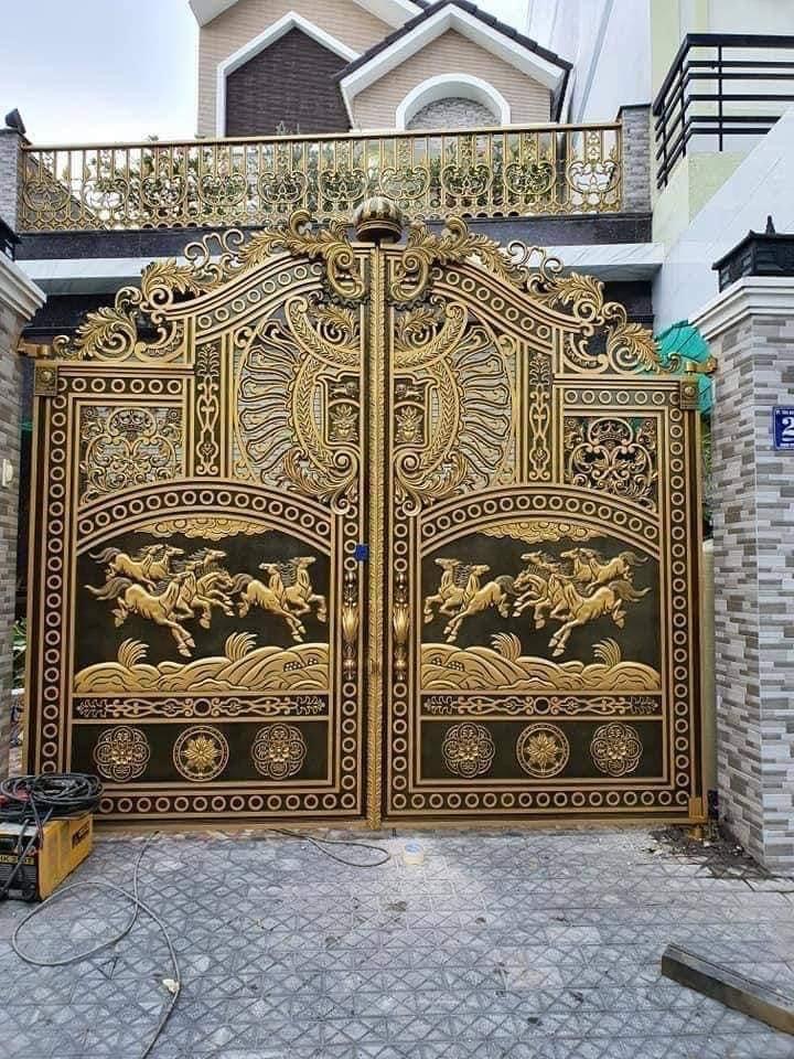 Cổng Nhôm Đúc - NĐ37