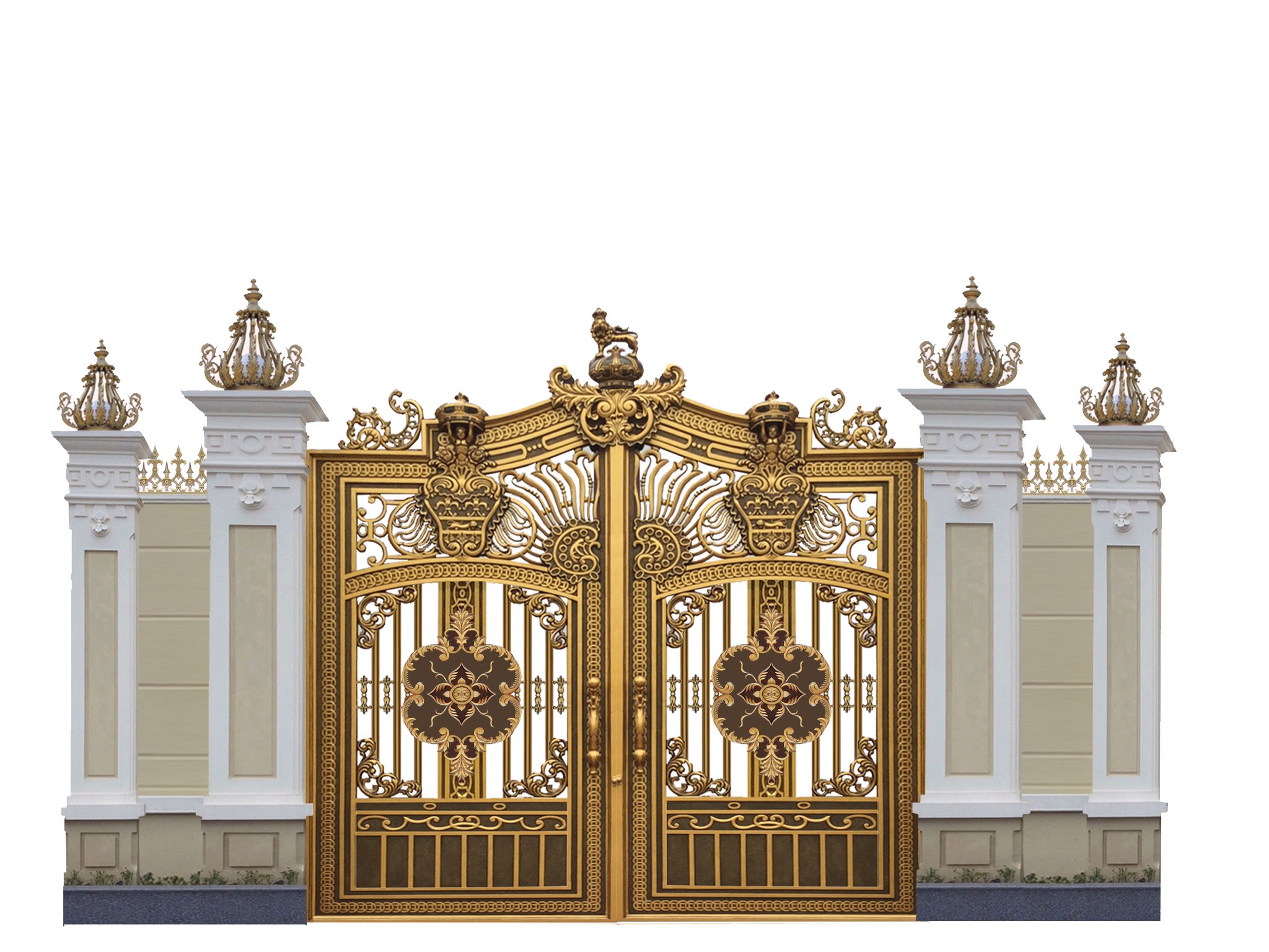 Cổng Nhôm Đúc - NĐ41