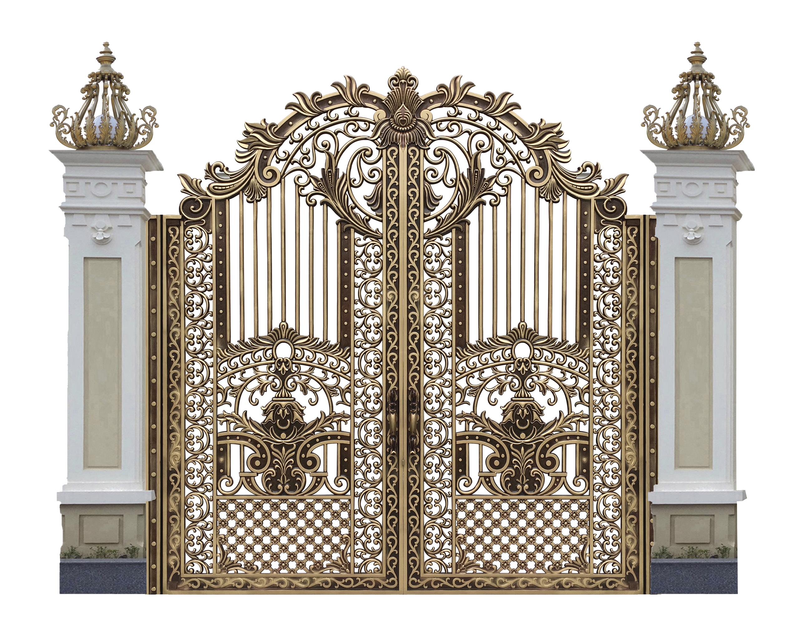 Cổng Nhôm Đúc - NĐ40