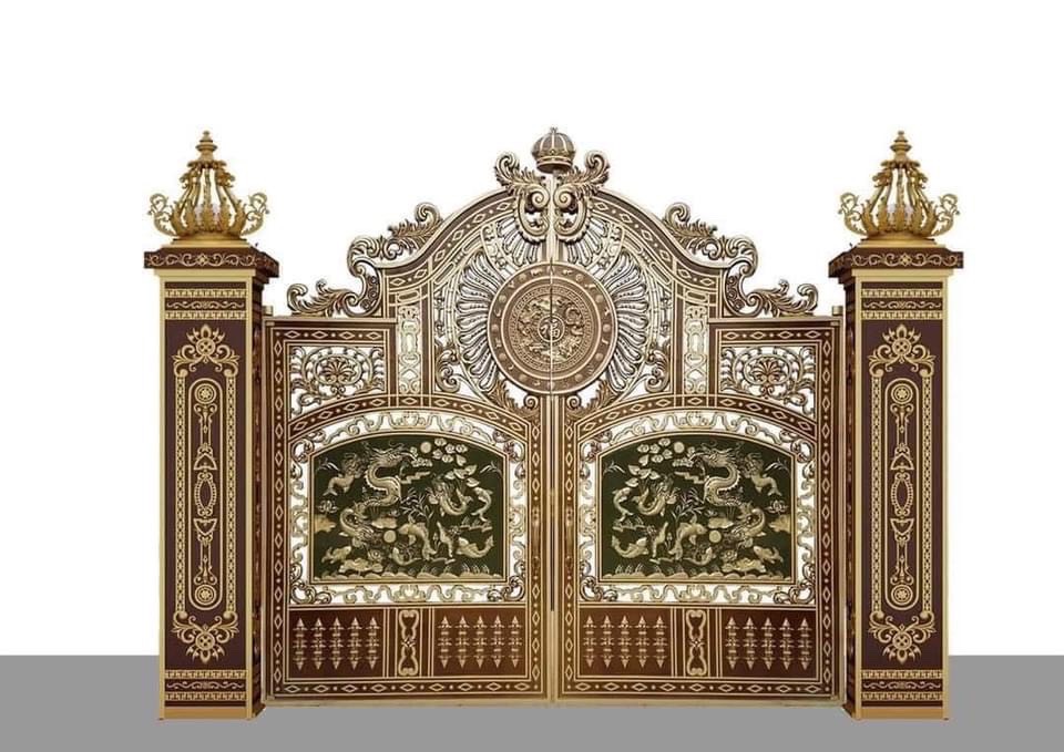 Cổng Nhôm Đúc - NĐ48