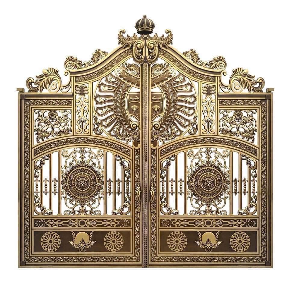 Cổng Nhôm Đúc - NĐ49