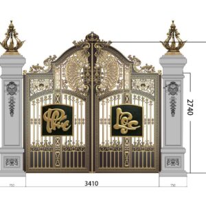 Cổng Nhôm Đúc - NĐ51