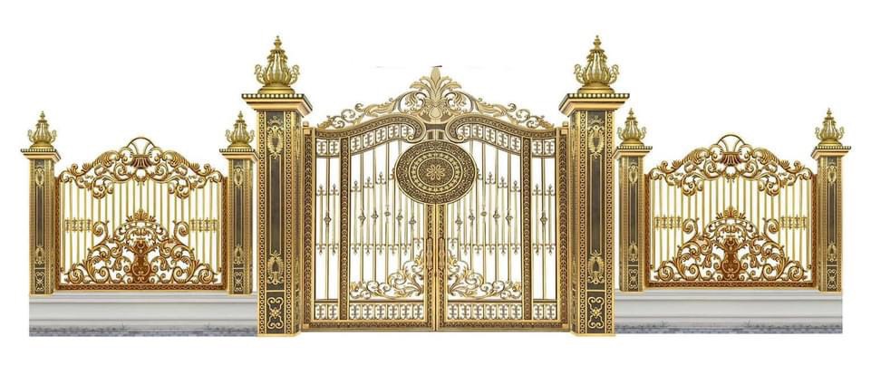 Cổng Nhôm Đúc - NĐ52