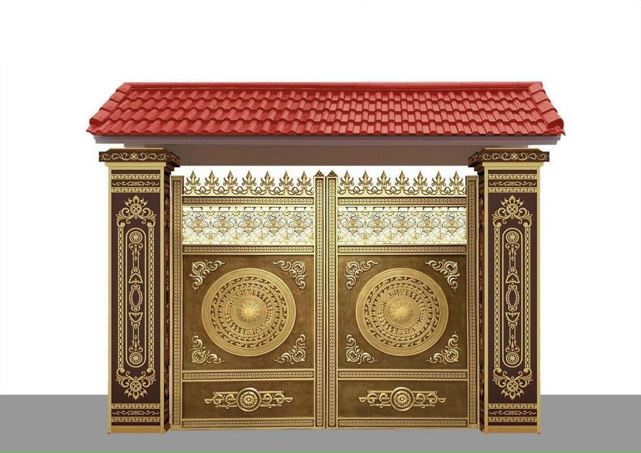 Cổng Nhôm Đúc - NĐ54