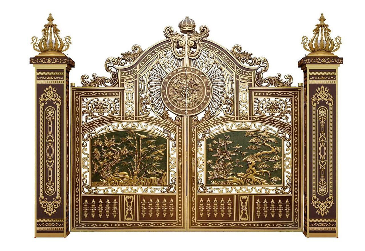 Cổng Nhôm Đúc - NĐ55